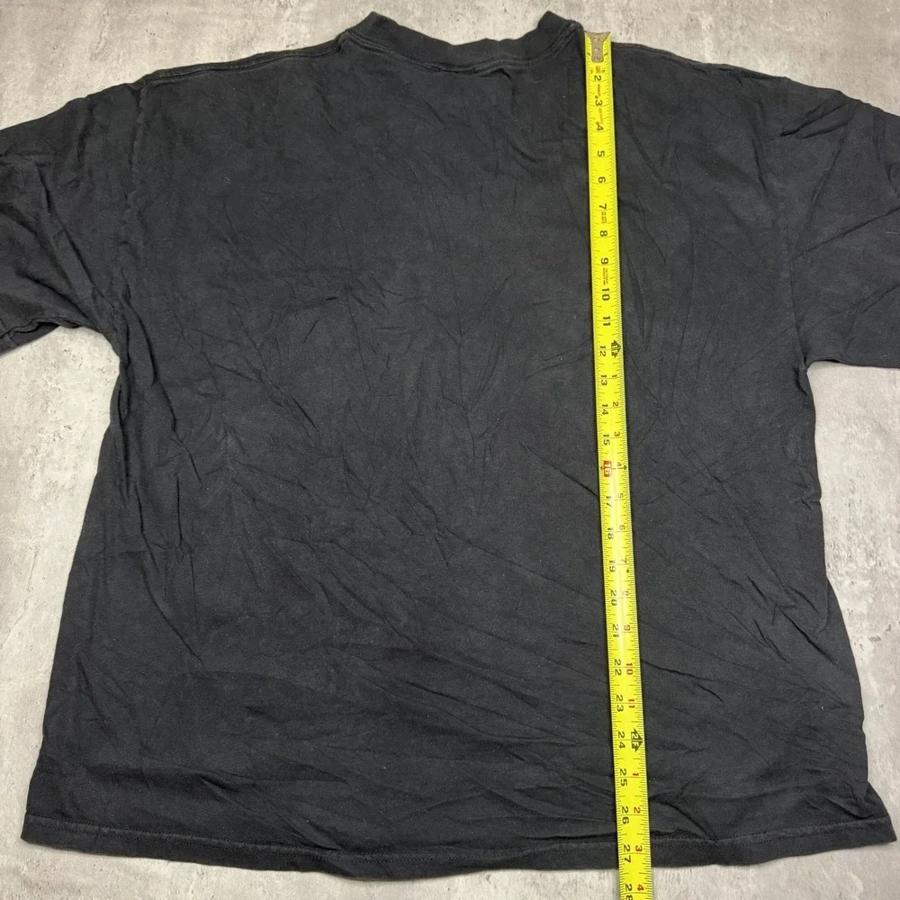 Vintage American Steel T-Shirt Mens XXL Black Eagle Motorcycle Graphic Tee Bike